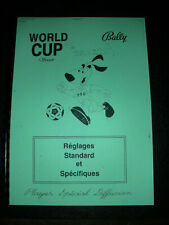 notice en français du flipper Bally: WORLD CUP SOCCER 94
