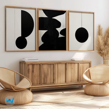 Lot de 3 affiches d'art mural