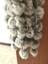 Écharpe En Lapin à Pompons