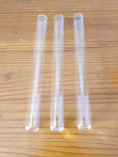 Lot tubes essai en - essai, verre