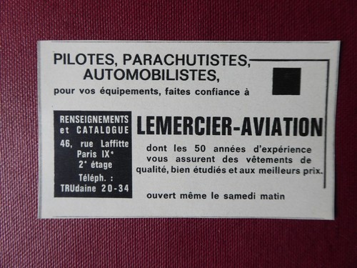1965 pub lemercier aviation - lemercier,