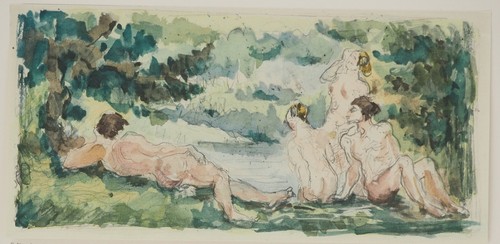 Paul cezanne baigneurs se - paul, :