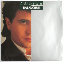 DANIEL BALAVOINE - SP (45T) L'AZIZA" (STICKER PROMO)