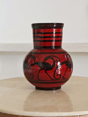 Vase art déco paul jacquet - déco,