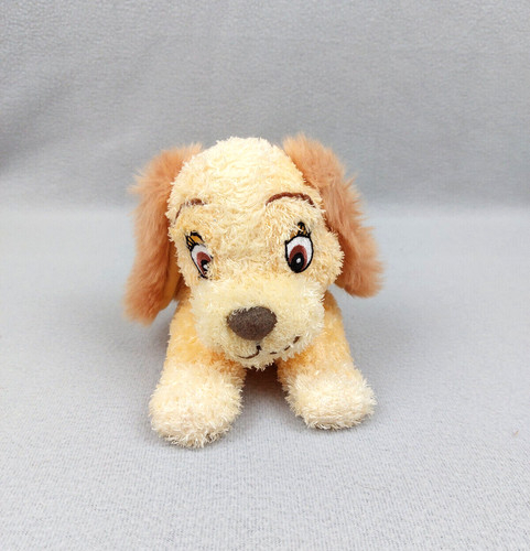 Peluche doudou chien - belle, et