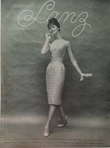 1960 lanz womens dress - 1960,