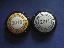 lot de 2 capsules de champagne