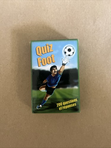 Jeu cartes foot - foot, quiz