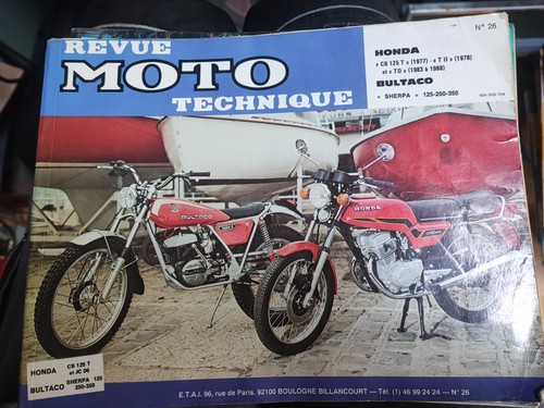 Revue technique moto cb125t - revue,