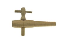 Robinet bois 4 pouce °12 MM pour vinaigrier BOUCHONNERIE JOCONDIENNE