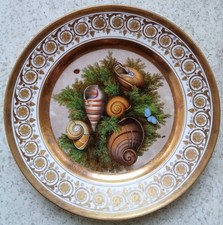 Rare Assiette Au Coquillage