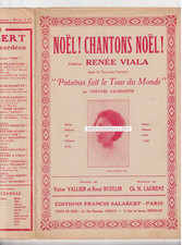 OPÉRETTE RENÉE VIALA PARTITION NOËL PATATRAS TOUR MONDE LAURENT BUZELIN VALLIER