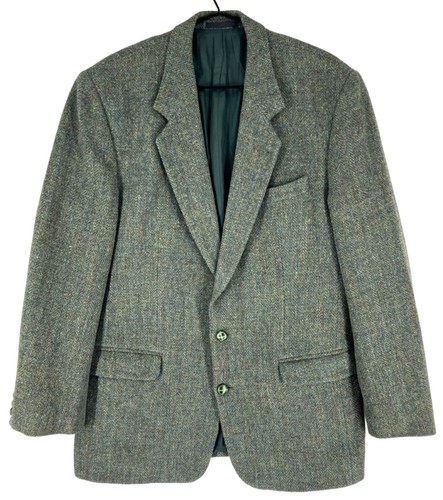 Vintage harris tweed veste - tweed,