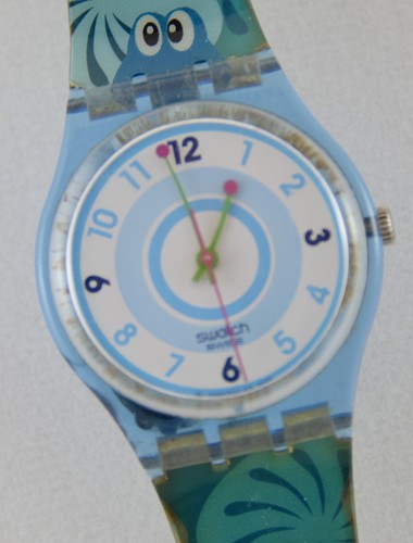Swatch watch gn217 froggy - watch,