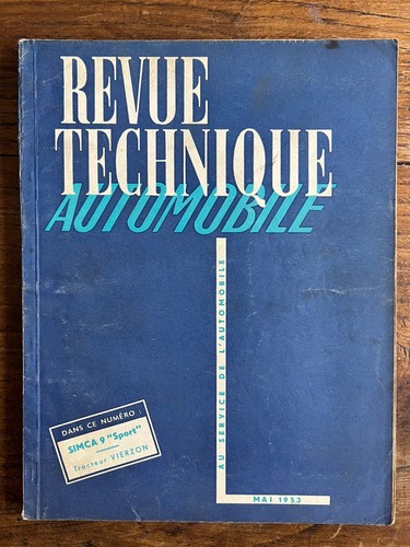 Revue technique automobile - technique, mai