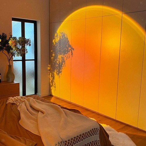 Coucher soleil lampe - du,