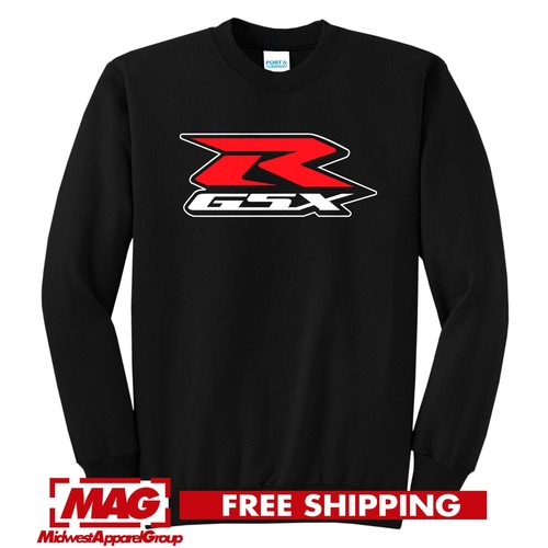 Suzuki gsx black crewneck - suzuki,