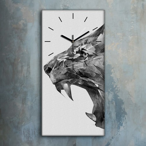 Horloge décorative sur - , toile