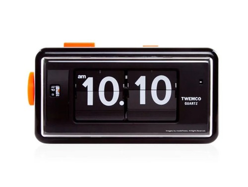 Twemco flip clock noir - twemco,