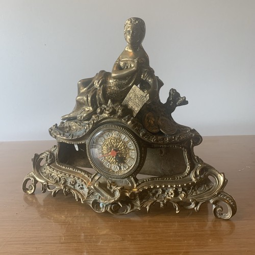 Horloge cheminée bronze - horloge,