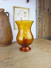 Bougeoir verre soufflé bullé