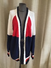 Superbe gilet long coton Gigi Hadid & Tommy Hilfilger TU Tbe