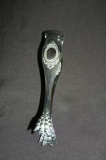 Pince à sucre en métal argenté bien décorée