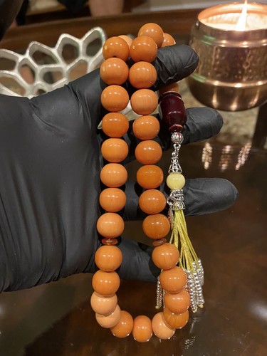 Amber misbaha tasbih - misbaha, prayer