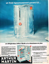 PUBLICITE ADVERTISING  1966   ARTHUR MARTIN    frigidaire
