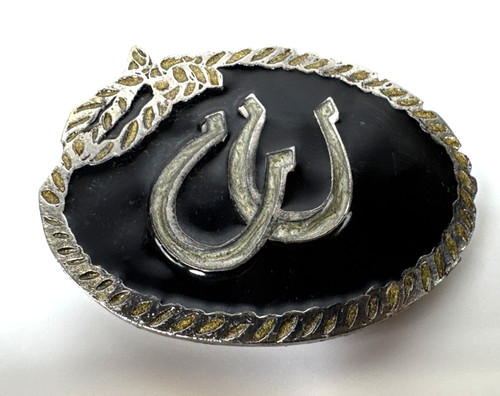 Vintage black silver gold - &,