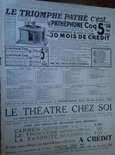 PATHEPHONE COQ + parfum ROSES