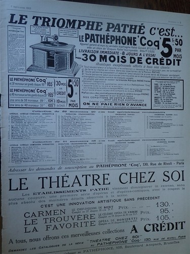 Pathephone coq parfum roses - coq, +