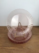 6 Assiettes Plates En Verre