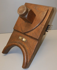 -TRUSQUIN JABLOIR ANCIEN 1 ECUSSON Sculpté au centre OUTIL TONNELIER D