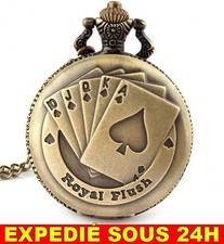 ✅ Montre Cartes Poche Poker