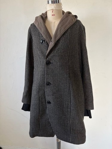 Manteau long capuche en - long, à