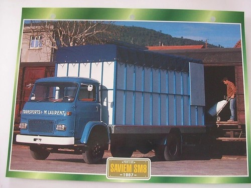 Carte fiche camion porteur - carte,