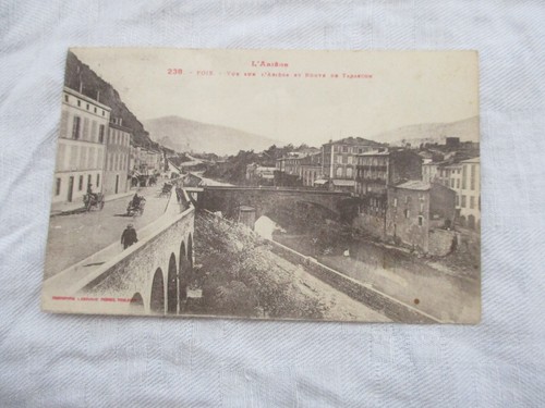 Cpa ariege foix vue sur - ariege,