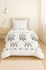 Couette tempérée imprimée Attrape rêve Noir - Mi saison - MORTREUX