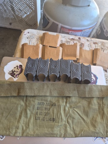 Garand bloc clips with - m1,