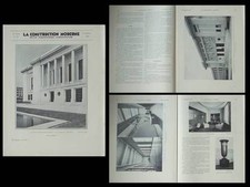 LA CONSTRUCTION MODERNE - n°47 - 1934 - PUTEAUX, HOTEL DE VILLE, NIERMANS