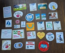 LOT AUTOCOLLANTS TABAC CIGARETTE PRÉVENTION FUMER SANTÉ