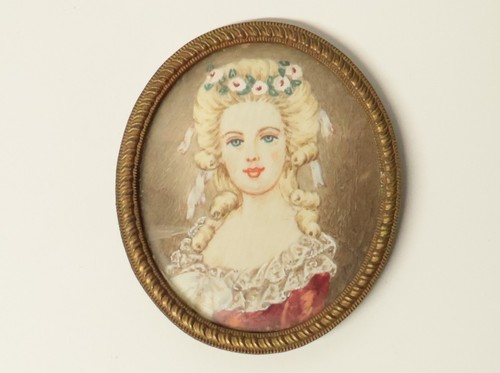 Ancienne peinture miniature - ancienne,