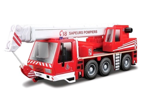 Camion grue pompiers - camion, bburago