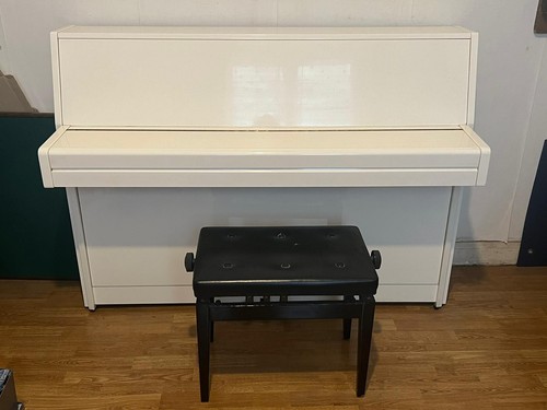 Piano droit blanc yamaha - droit,