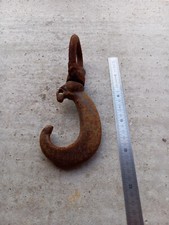 Crochet grue palan en fer 23cm