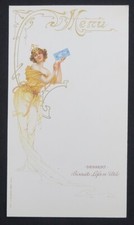 Rare menu BISCUITS LEFEVRE