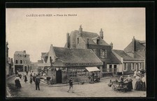Cpa cayeux sur mer place - cpa, du