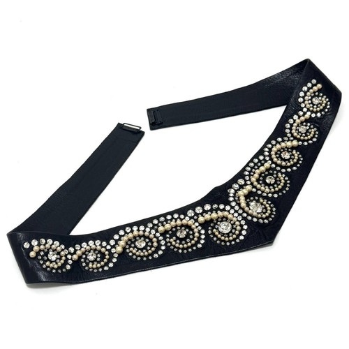 Ceinture chanel cuir imitation - ceinture,
