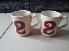 LOT DE 2 MUGS VINTAGE - CHANTELEINE COURTELLE